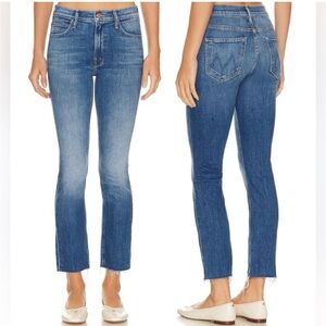 Like new MOTHER mid rise dazzler ankle fray